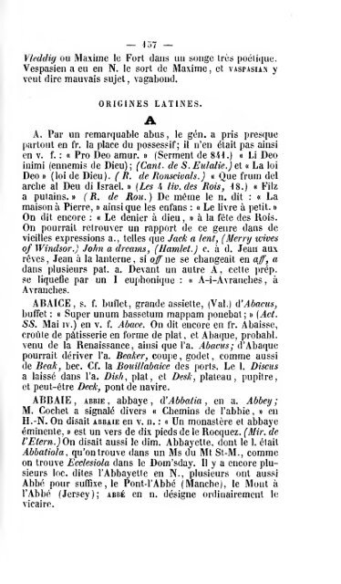 Histoire et glossaire du normand de l'anglais et de la langue ...