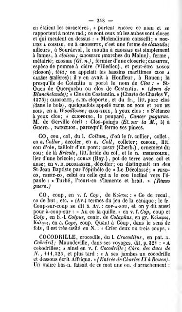 Histoire et glossaire du normand de l'anglais et de la langue ...