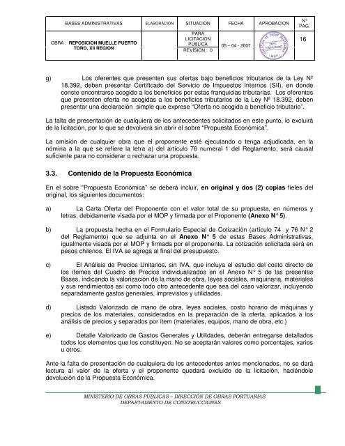 Bases Administrativas para Contratos de Construcción de Obras ...