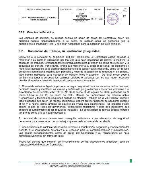 Bases Administrativas para Contratos de Construcción de Obras ...