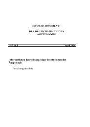 Forschungsinstitute - Info - online: Das Informationsblatt der ...