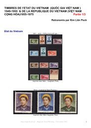 TIMBRES DE l'ETAT DU VIETNAM (QU?C GIA VI?T ... - aejjr - Free