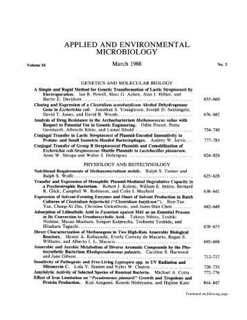 Applied Microbiology