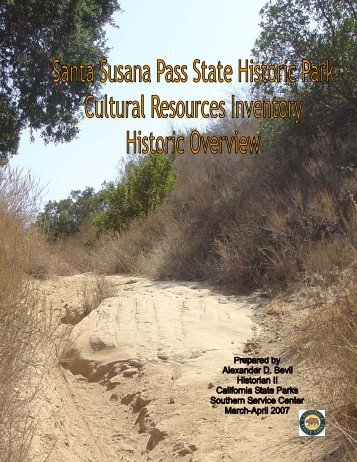 Santa Susana State Historic Park - California State Parks - State of ...