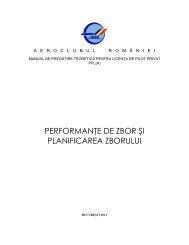 Performante de zbor