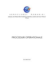 Proceduri operationale in zbor