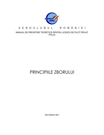 Aeroclubul Romaniei - Principiile zborului PPL