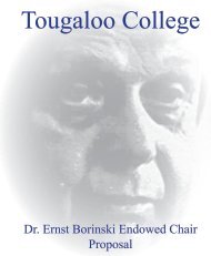 Ernst Borinski Brochure - Tougaloo College