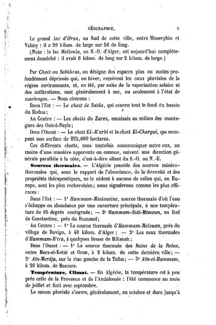 Guide Filias du voyageur en Algérie, 1865 - Accueil