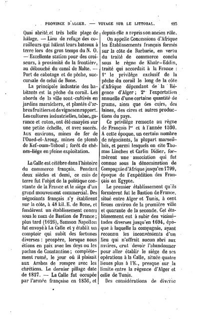 Guide Filias du voyageur en Algérie, 1865 - Accueil