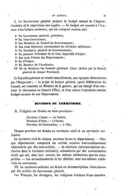 Guide Filias du voyageur en Algérie, 1865 - Accueil