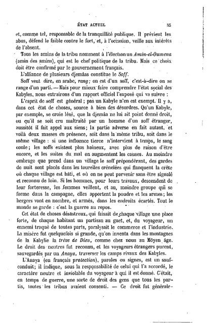 Guide Filias du voyageur en Algérie, 1865 - Accueil