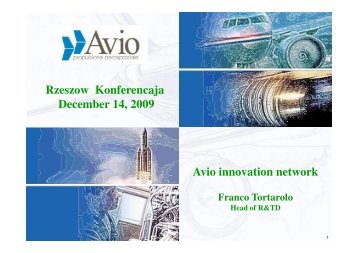 Rzeszow Konferencaja December 14, 2009 Avio ... - AeroNet