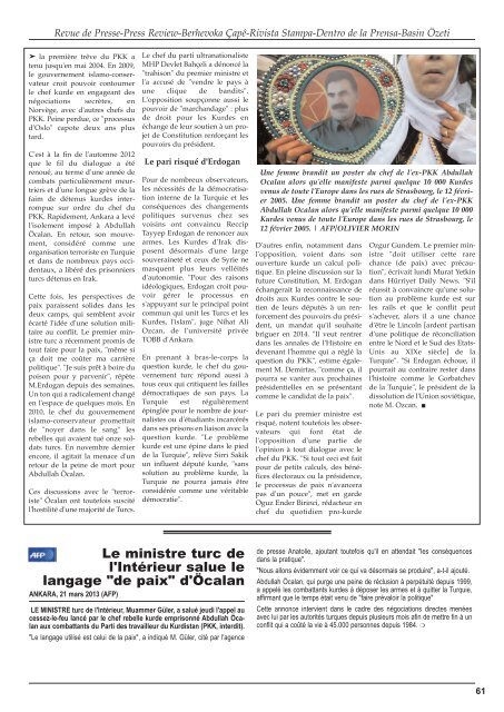 Bulletin de liaison et d'information - Institut kurde de Paris