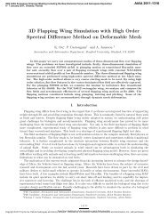 3D Flapping Wing Simulation with High-Order Spectral Difference ...