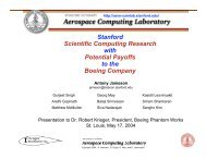 W - Aerospace Computing Lab - Stanford University