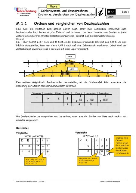 M1.1 Dezimalzahlen ordnen_1.9.10 - Hessen