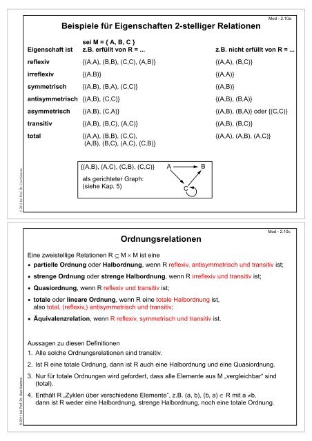 als PDF, 2 Folien/Seite - Fachgebiet Programmiersprachen ...