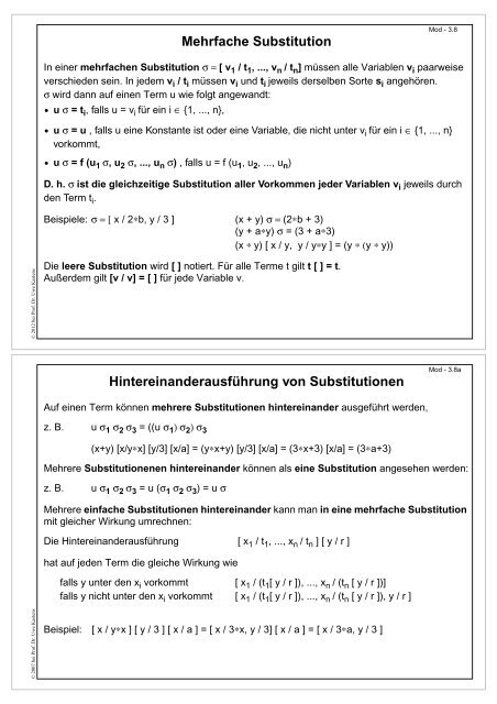 als PDF, 2 Folien/Seite - Fachgebiet Programmiersprachen ...