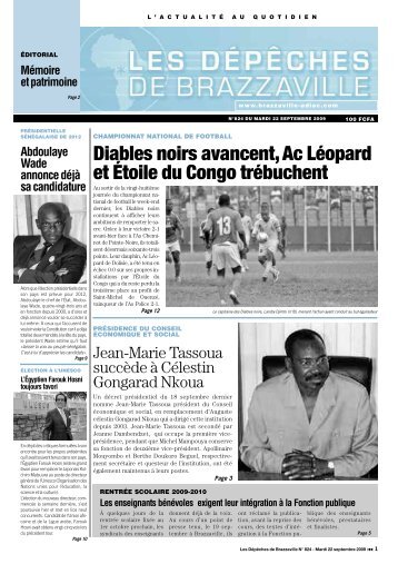 Diables noirs avancent, Ac Léopard et Étoile du Congo trébuchent