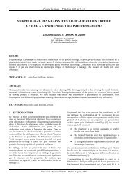 morphologie des grains d'un fil d'acier doux trefile a froid a l ...