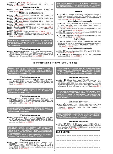 Consulter la version pdf - Ventes Domaniales