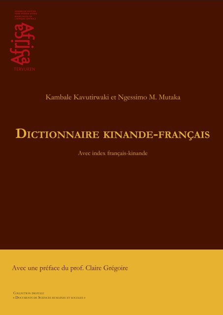 dictionnaire kinande -français - Royal Museum for Central Africa