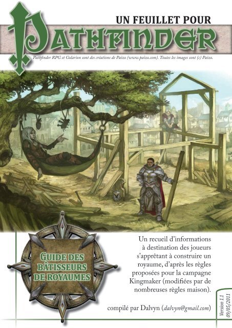 Guide des Bâtisseurs de Royaumes - Pathfinder-FR