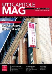 UTI MAG 117.pdf - Université Toulouse 1 Capitole