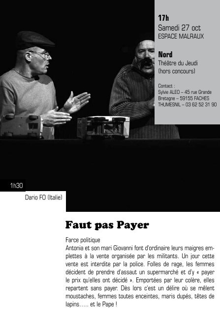 d'informations - Theatre-contemporain.net