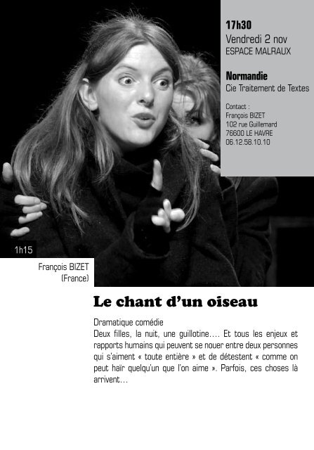 d'informations - Theatre-contemporain.net