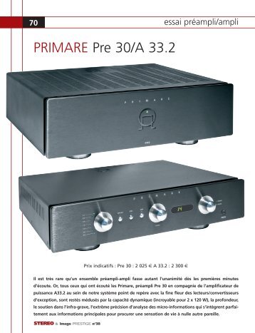 PRIMARE Pre 30/A 33.2 - Precide