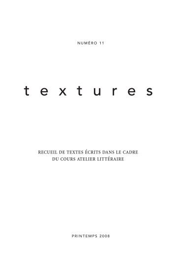 Textures no 11 - Cégep de Saint-Laurent