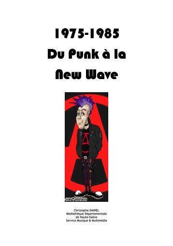 1975-1985 Du Punk a la New Wave - ACIM