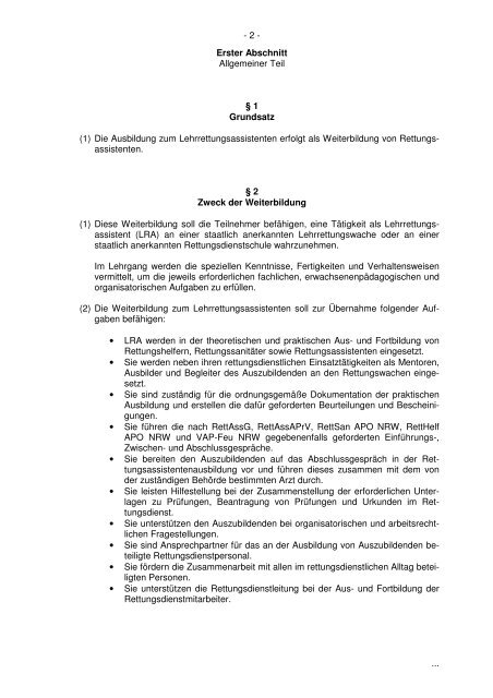 Ausbildung - (DRK), Landesverband Nordrhein e.V.