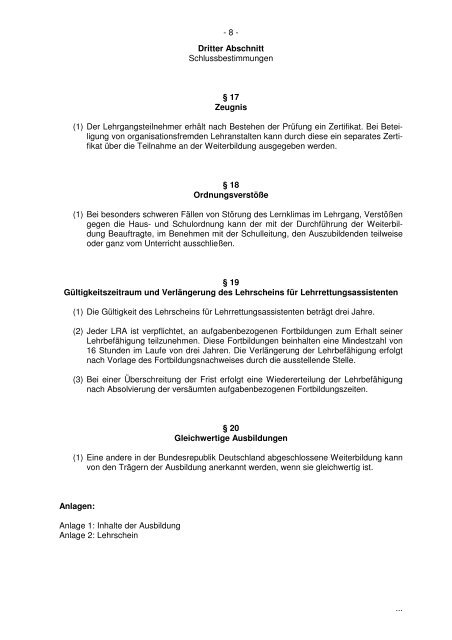 Ausbildung - (DRK), Landesverband Nordrhein e.V.