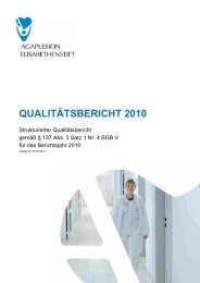 Qualitätsbericht 2010 - AGAPLESION gAG