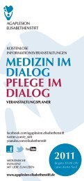 MEDIZIN IM DIALOG PFLEGE IM DIALOG