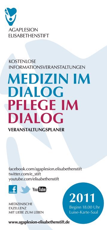 MEDIZIN IM DIALOG PFLEGE IM DIALOG