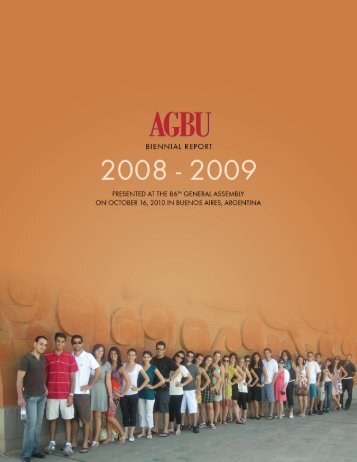 2008 & 2009 AGBU Programs