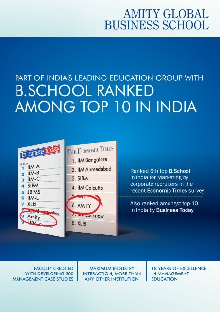 Mumbai ebrochure_2011 - Amity Global Business School