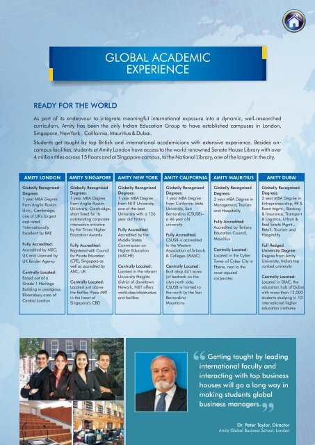 Mumbai ebrochure_2011 - Amity Global Business School