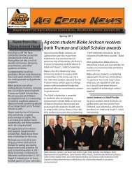Spring 2011 Newsletter - Oklahoma State University