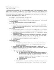 FFA Executive Meeting Minutes Sept. 7, 2009: 12:17pm Those ...