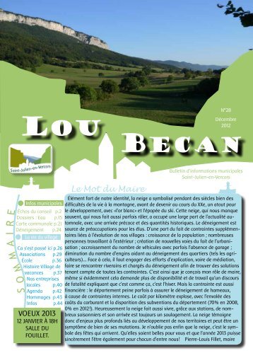 lou bECAN - Saint Julien en Vercors