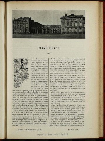 Journal des demoiselles 1898 - Memoria de Madrid