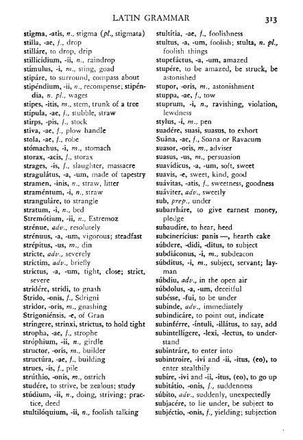 Tan Latin Grammar Vocab Book 1