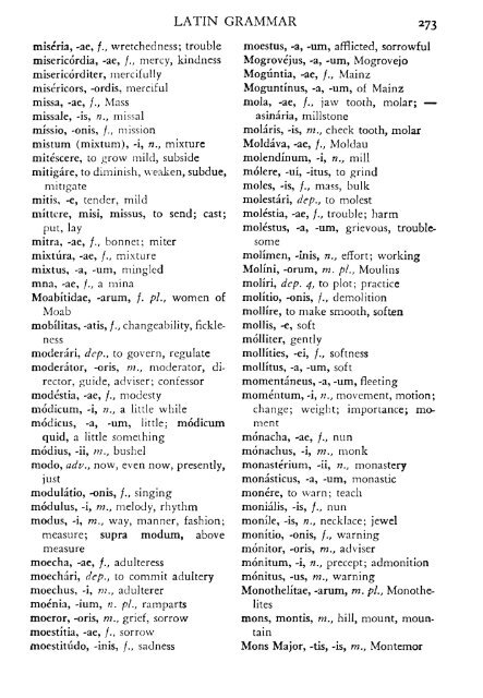 Tan Latin Grammar Vocab Book 1