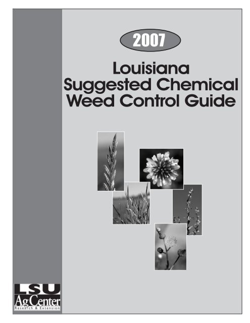 Louisiana Suggested Chemical Weed Control Guide - AgFax