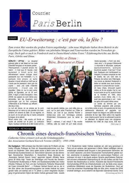 deutsch franzö treffen in frankfurt rencontre franco allemande à francfort